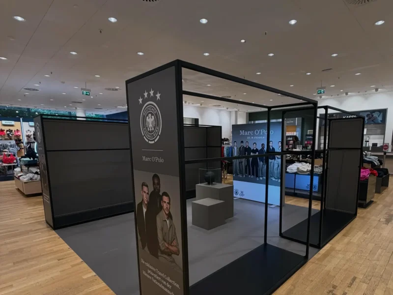 Präsentationsfläche im Store
